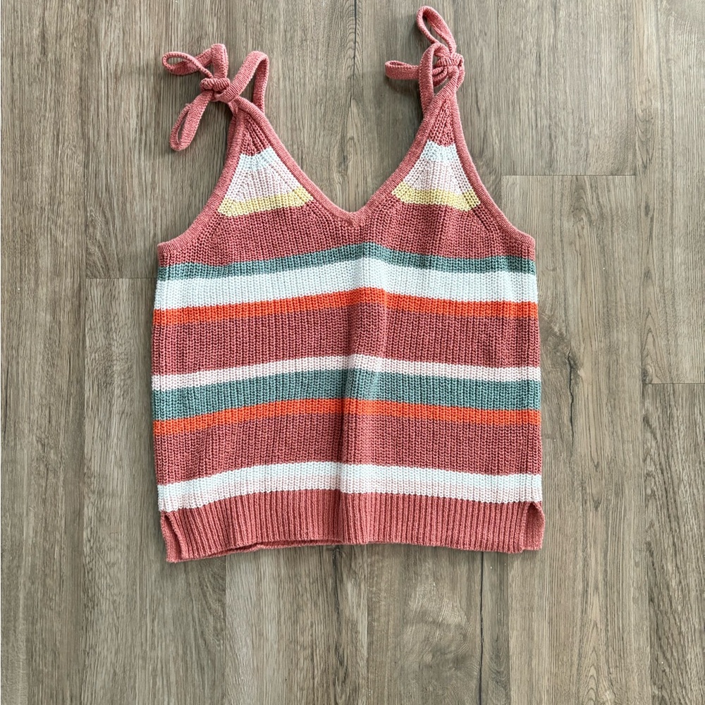 Madewell Multicolor Striped Knit Camisole
